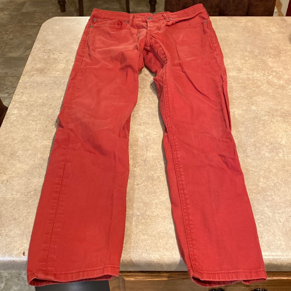 Men's Red Jeans